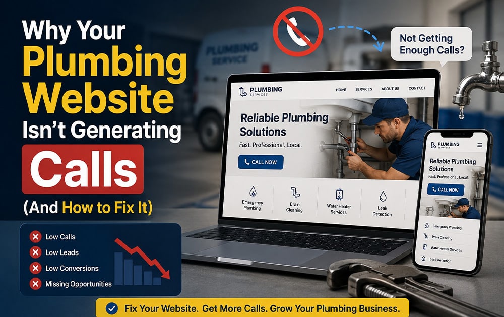 Why Your Plumbing Website Isn’t Generating Calls (And How to Fix It)